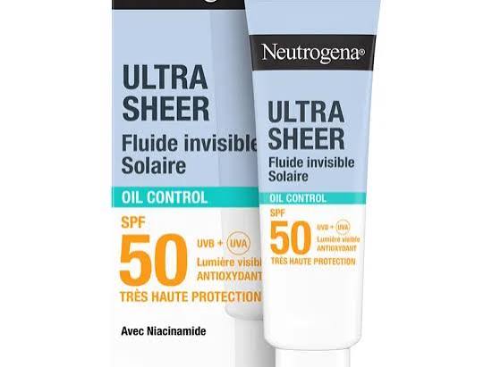 Neutrogena Ultra Sheer Oil Control Fluid SPF50+ Yüz Güneş Koruyucu (50 ml) krem